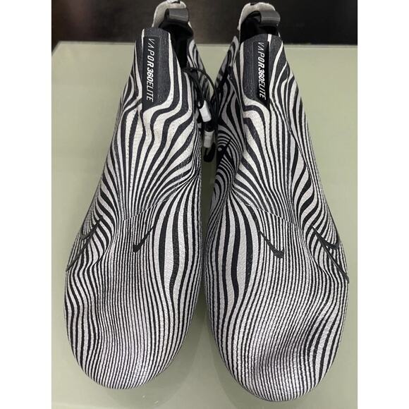 NIKE Vapor Edge Elite 360 Football Cleat Zebra Men Size 14 CW4079 main image 5